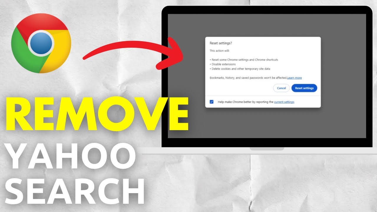 How To Fix Google Chrome Search Engine Changing To Yahoo | Remove Yahoo ...