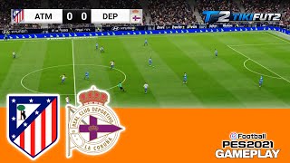 ATLÉTICO MADRID vs DEPORTIVO LA CORUÑA | Gameplay PES 2021 | LaLiga 2026