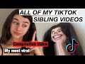 TIKTOK SIBLING COMPILATION VIDEO - My most viral TikToks