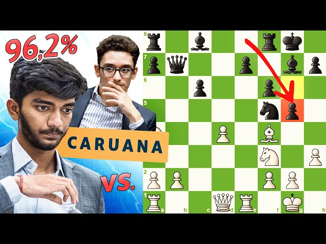 A ESTRELA Gukesh IMPRESSIONA O MUNDO - Fabiano Caruana Vs D Gukesh 