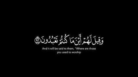 قل لمن الأرض ومن فيها إن كنتم تعلمون - الآية ٨٤ إلى ١٠٤ - سورة المؤمنون - ياسر الدوسري - شاشة سوداء