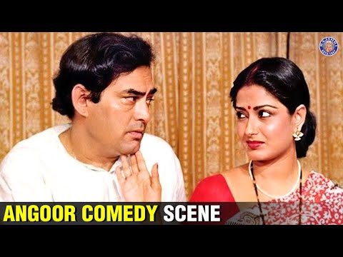 क्या मैंने तुम्हें कभी वैसे नहीं देखा? | Angoor | Sanjeev Kumar | Moushmi Chatterjee | Hindi Comedy
