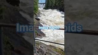 The Imatra Rapids on Vuoksi River 🌊 The Power of Finnish Nature. Imatran Voimaa! #river #waterfall