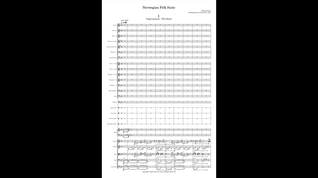 Vincent Giza - Norwegian Folk Suite 2025 Revision SCORE+AUDIO