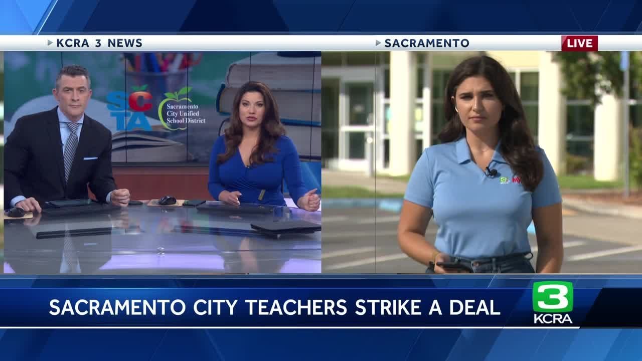 Sacramento city teachers strike a deal with the district - YouTube
