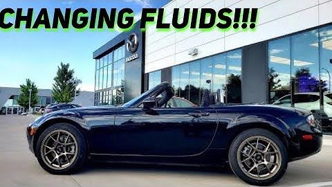 NC Miata 6 speed Transmission and Differential fluid exchange and Shift turret fluid replacement.