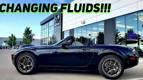 NC Miata 6 speed Transmission and Differential fluid exchange and Shift turret fluid replacement.