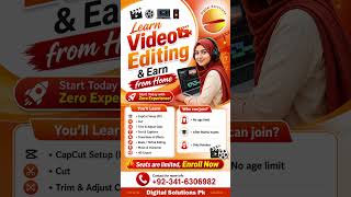 Video Editing Course || Digital Solutions Pk #digitalsolutionspk