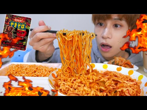 【モッパン】 ペヤング獄激辛とブルダックを韓国人が食べ比べてみた結果…!