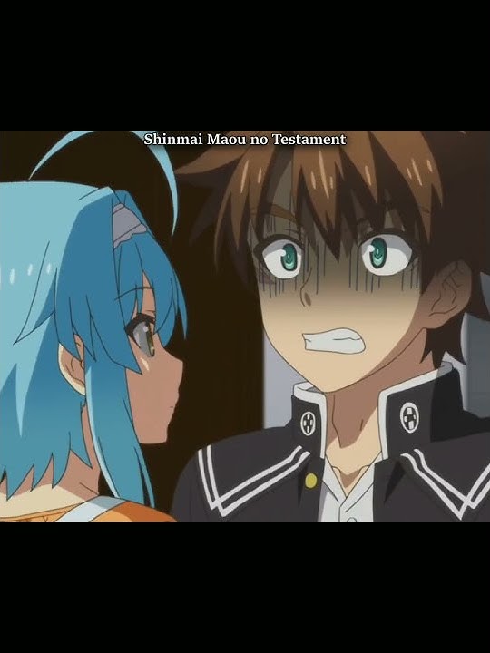 [ Anime Moments ]  Shinmai Maou no Testament - Moments #422