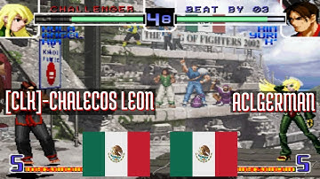 FT10 @kf2k2pls: [CLK]-CHALECOS LEON (MX) vs ACLGERMAN (MX) [KOF 2002 Plus kf2k2 Fightcade] Jul 1