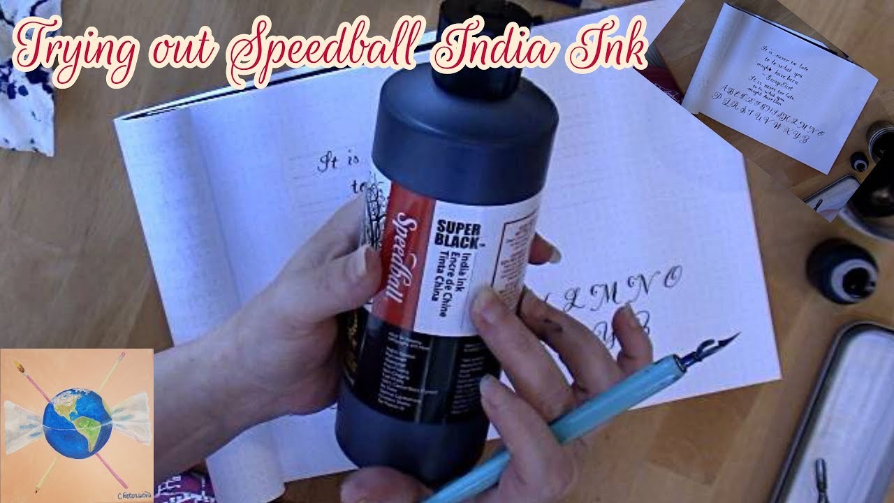 Speedball Super Black India Ink