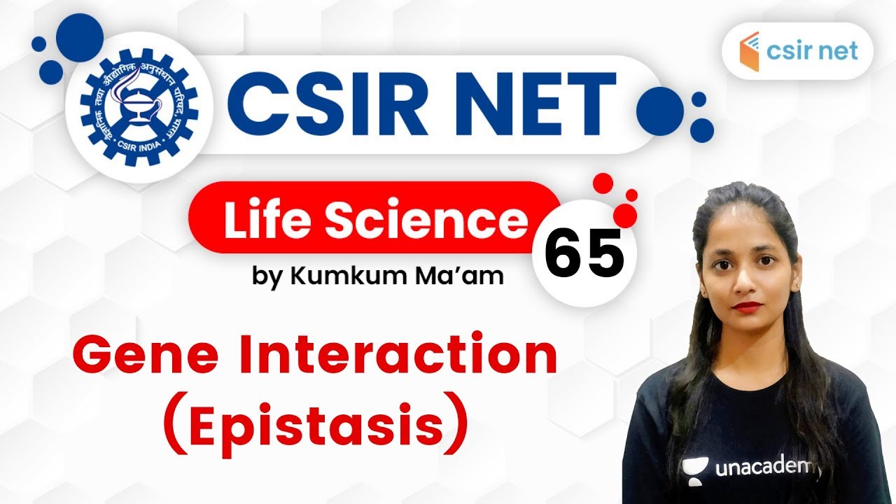 4:00 PM - CSIR UGC NET 2020 | Life Science by Kumkum Gautam | Gene Interaction (Epistasis)