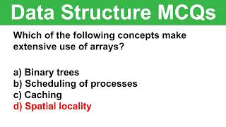 Data Structures MCQ| Part - 1 | Objective Questions | Interview Questions | Data Structures