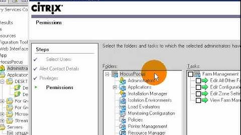 Citrix: Citrix Admin Rights Quick Run-Through