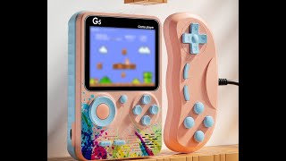 How to play the G5 retro console? How many games are built in?