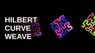 Hilbert Curve Weave Screensaver | 1 Hour Cosmic Visuals for Sleep & Focus