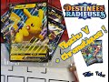 Ouverture de Boosters Pokemon Coffret Pikachu V Destinées Radieuses !
