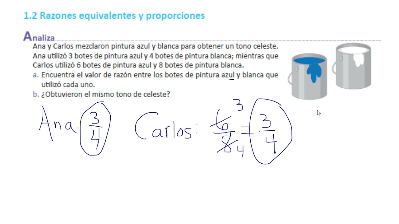Identifica Las Razones Y Encuentra Su Equivalencia www.youtube.com