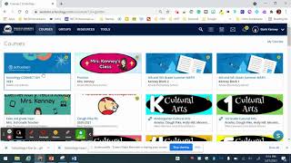 Schoology:  How to restore a course