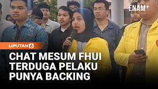 Bem Ui Bongkar Terduga Pelaku Chat Mesum Fhui Seolah Kebal Hukum Punya Backing Liputan6