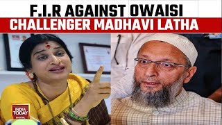 FIR Against Owaisi Challenger Madhavi Latha, Calls Video False Says Arrow Didn’t Exist