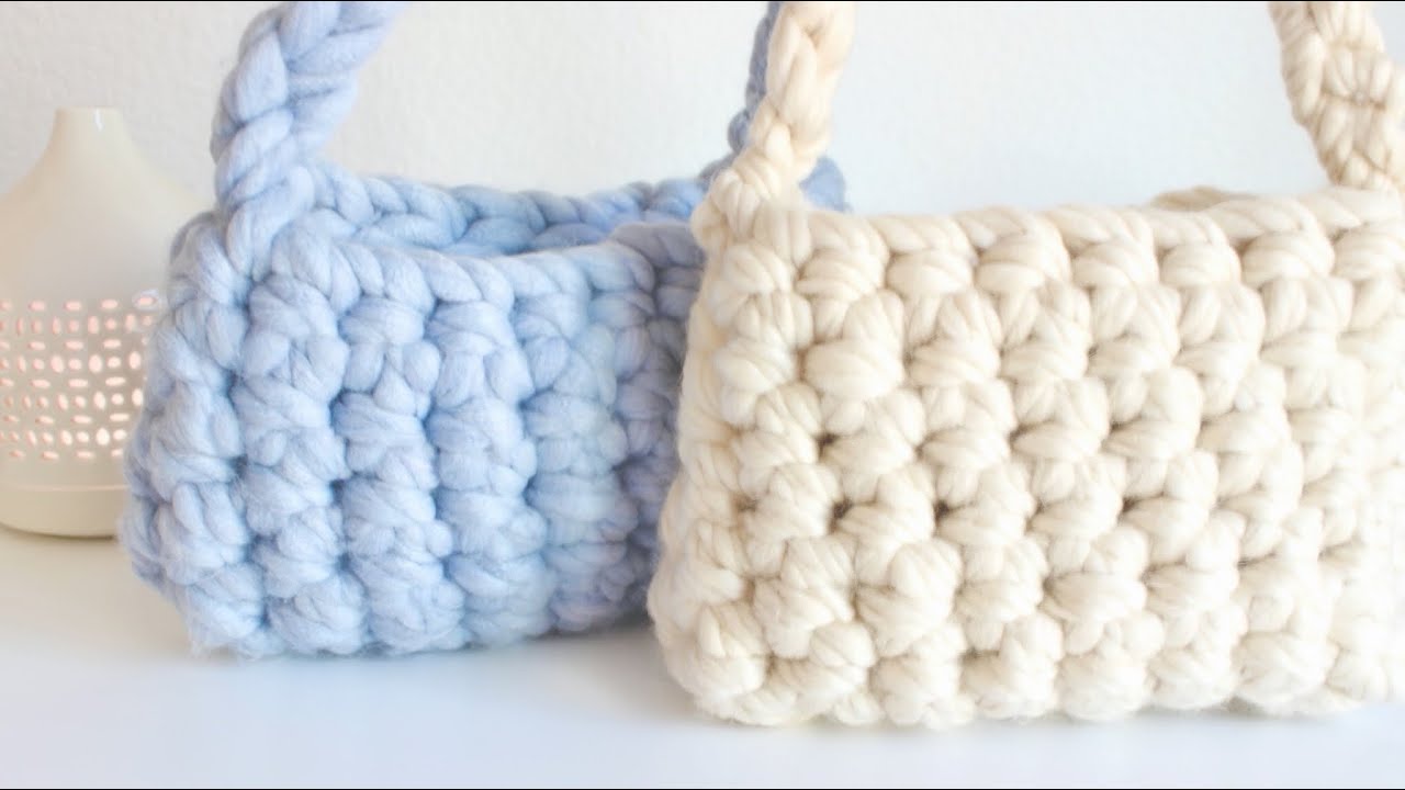 Cloud Nine Chunky Shoulder Bag Crochet Pattern  Crochet Purse Tutorial –  The Cozy Tangerine