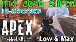 i7-9700KF & RTX 2070 Super Apex Legends Low & Max Gameplay FPS Test
