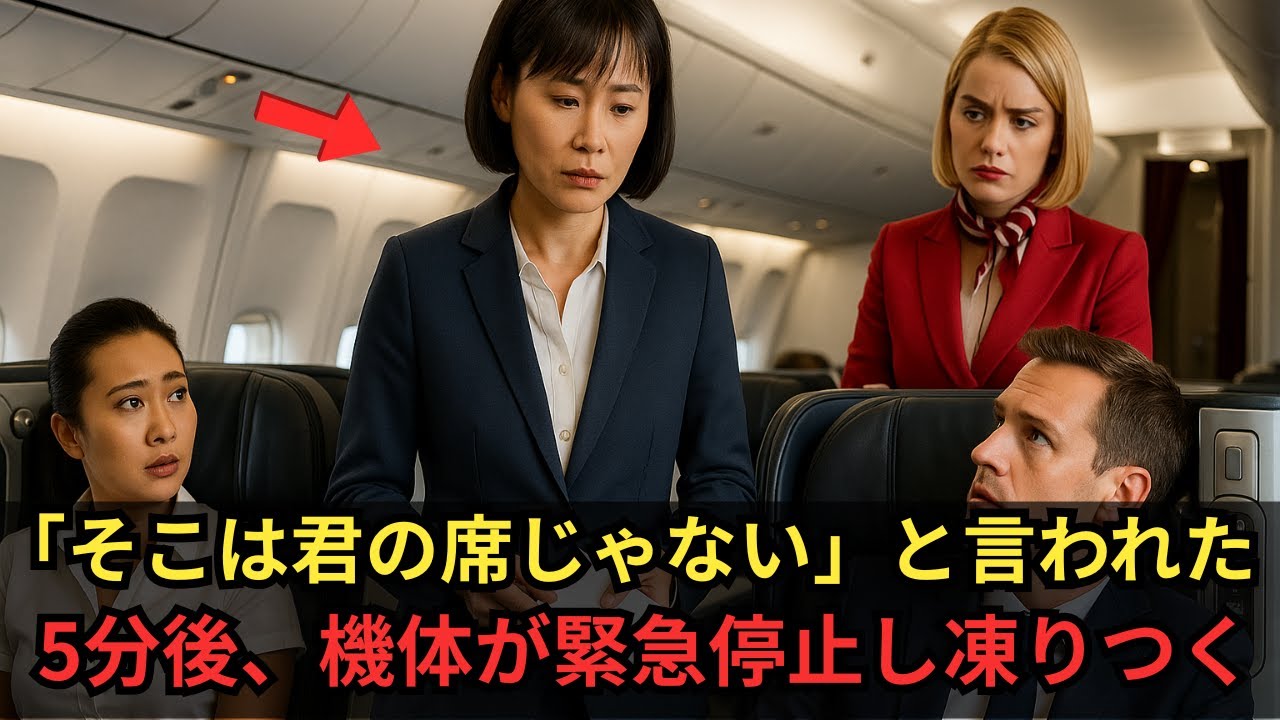 日本人女性自衛官の席を奪った白人男性──だが5分後、機体が緊急停止し全員が凍りついた