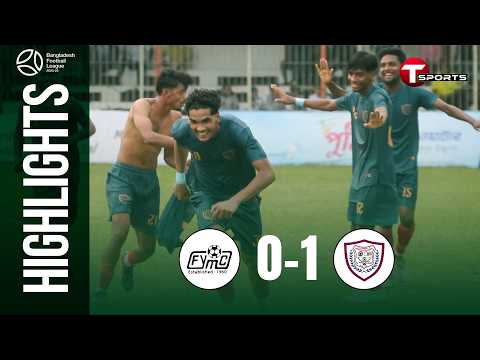 HIGHLIGHTS | Fakirerpool Young Mens Club vs PWD Sports Club | Bangladesh Football League 2025-26 — football highlights