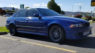 2002 BMW M5 e39. Little review.