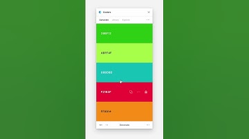 Color palette generator for Figma #figma #figmadesign #figmaplugins
