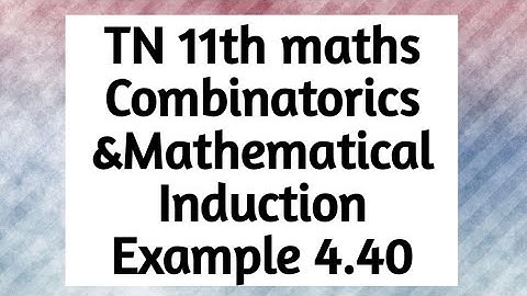 11th maths example 4.40