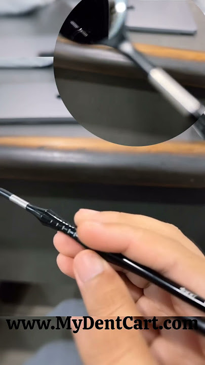 GDC HD Mirrors and Black Aluminium Mirror Handles #hdmirrors #dental #gdc