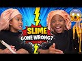 We tried making SLIME &amp; PAPER SQUISHIES and this happened 👀