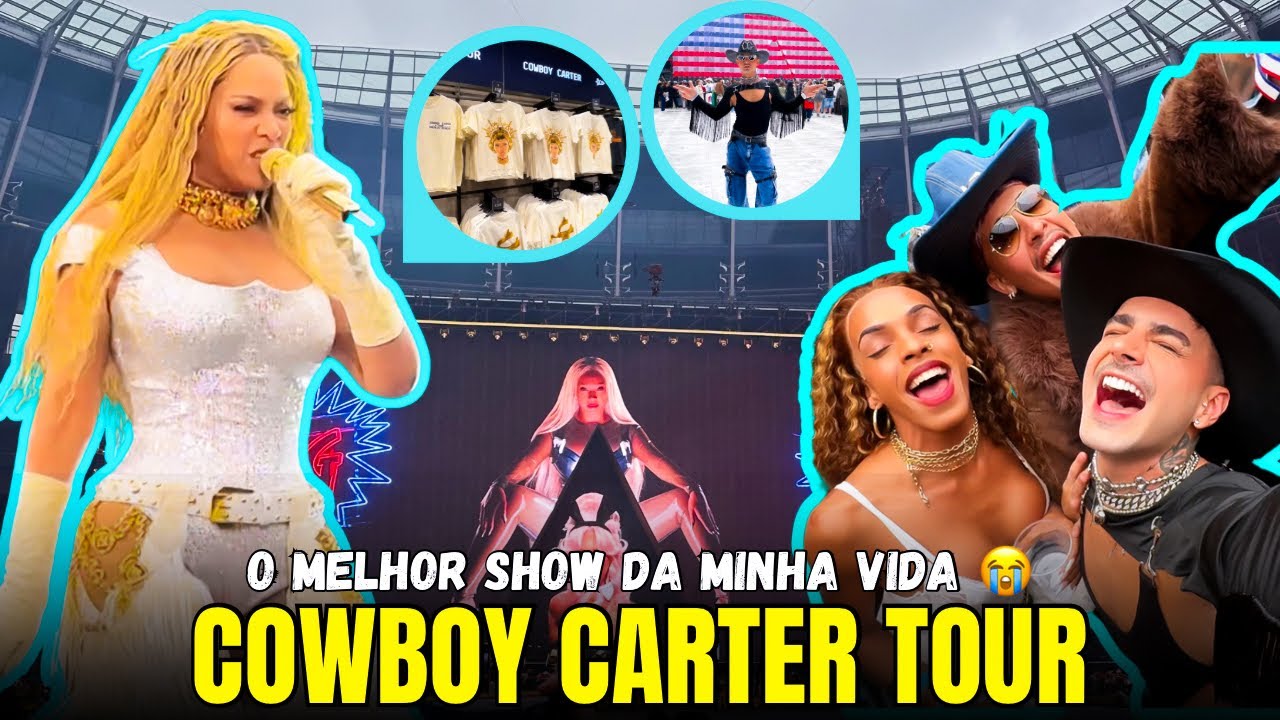 VI A BEYONCÉ NA MINHA FRENTE 😭 COWBOY CARTER TOUR 🤠| Victor Nogueira