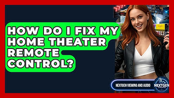 How Do I Fix My Home Theater Remote Control? - NextGen Viewing and Audio