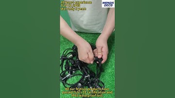 E14 meteor shower effect string light