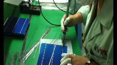 Tabbing and string for solar panel