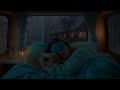 Deep Sleep Ambience: Rainy Night Car Sleep with Thunder 🌧️ – Rain &amp; Thunder to Sleep Instantly