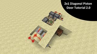 2x1 Diagonal Piston Door Tutorial 2.0