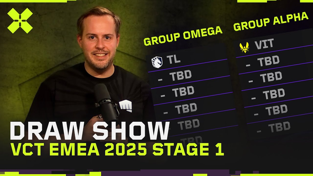 Stage 1 Draw Show | VCT EMEA 2025