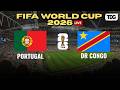 PORTUGAL X RD CONGO - COPA DO MUNDO 2026 - AO VIVO