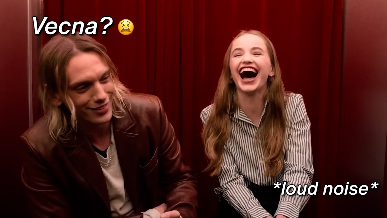 Stranger Things cast being too extra together for 6 minutes