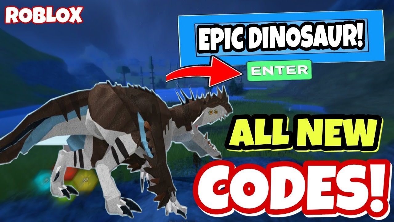 ALL NEW CODES In DINOSAUR SIMULATOR 2020 Epic Dinosaur ROBLOX YouTube