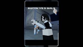 Bacon vs 5 Toxic Girls...(Instant Karma)🔥🥶#roblox #shorts