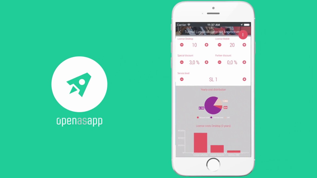 Update Kalkulation App - in einer Minute kostenlos eine app erstellen