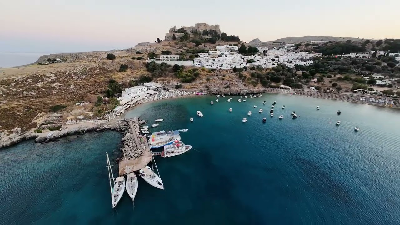 Lindos, Rhodes - FPV drone