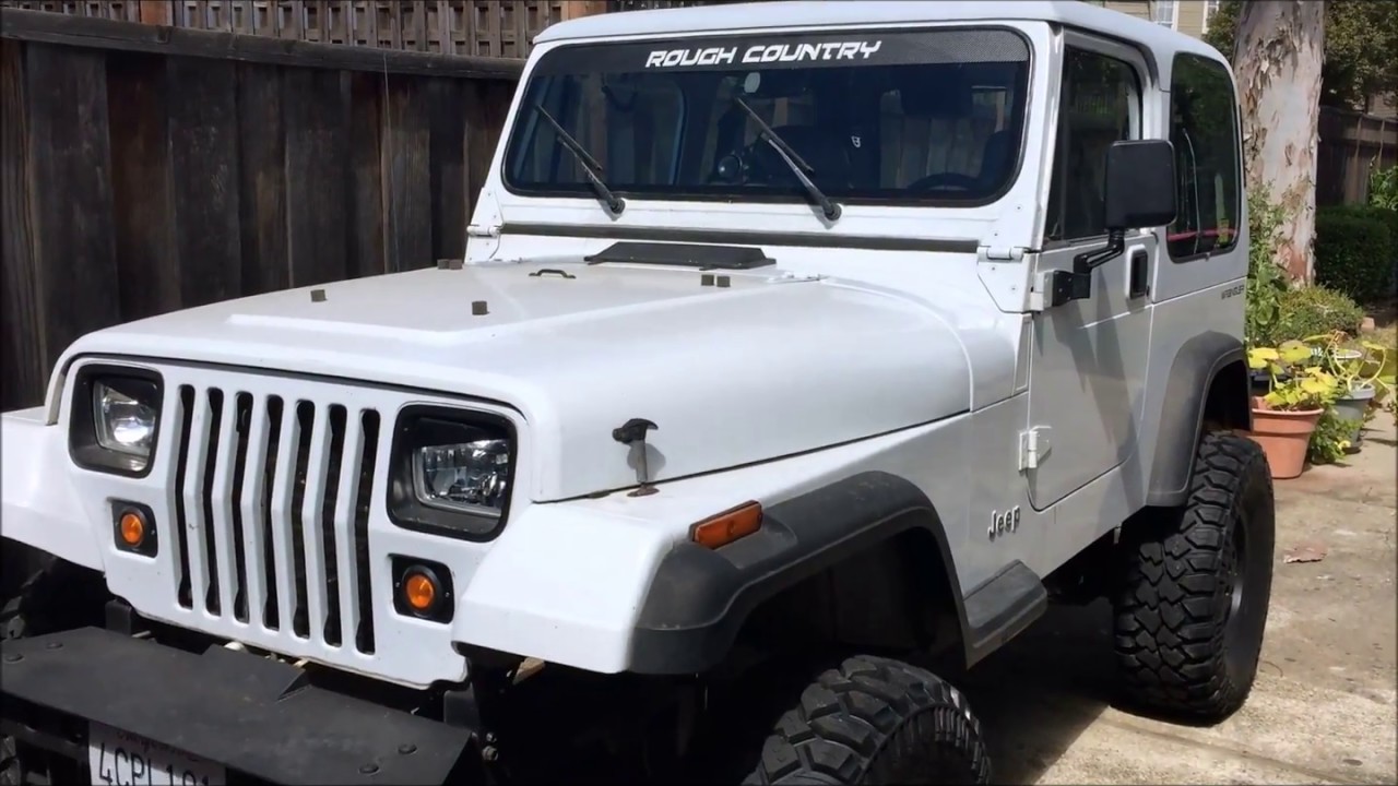 Jeep yj Rear seat removal - YouTube