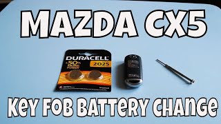 Mazda CX5 Keyfob battery change - easy!